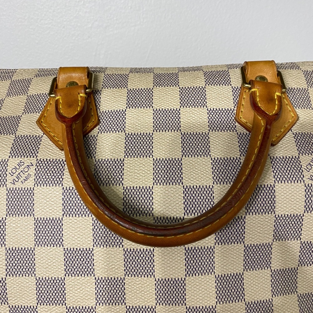 LOUIS VUITTON SPEEDY 30 IN DAMIER AZUR - Picture 5 of 13